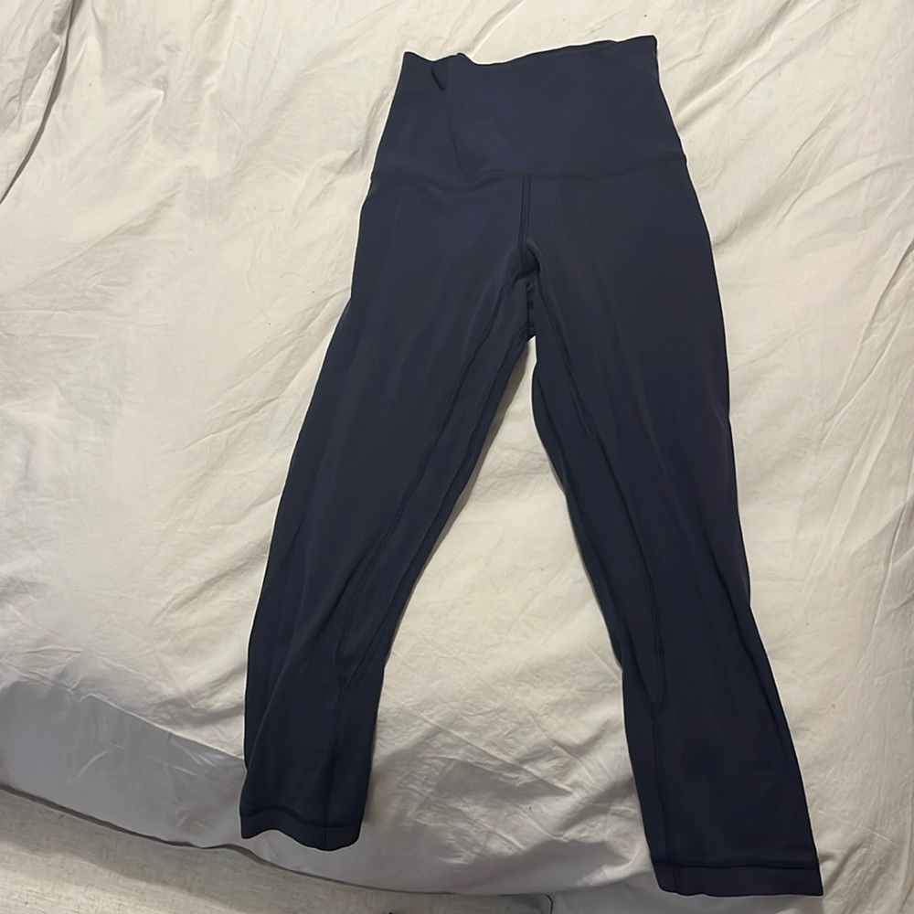 Lululemon Navy Capri Leggings High Waisted